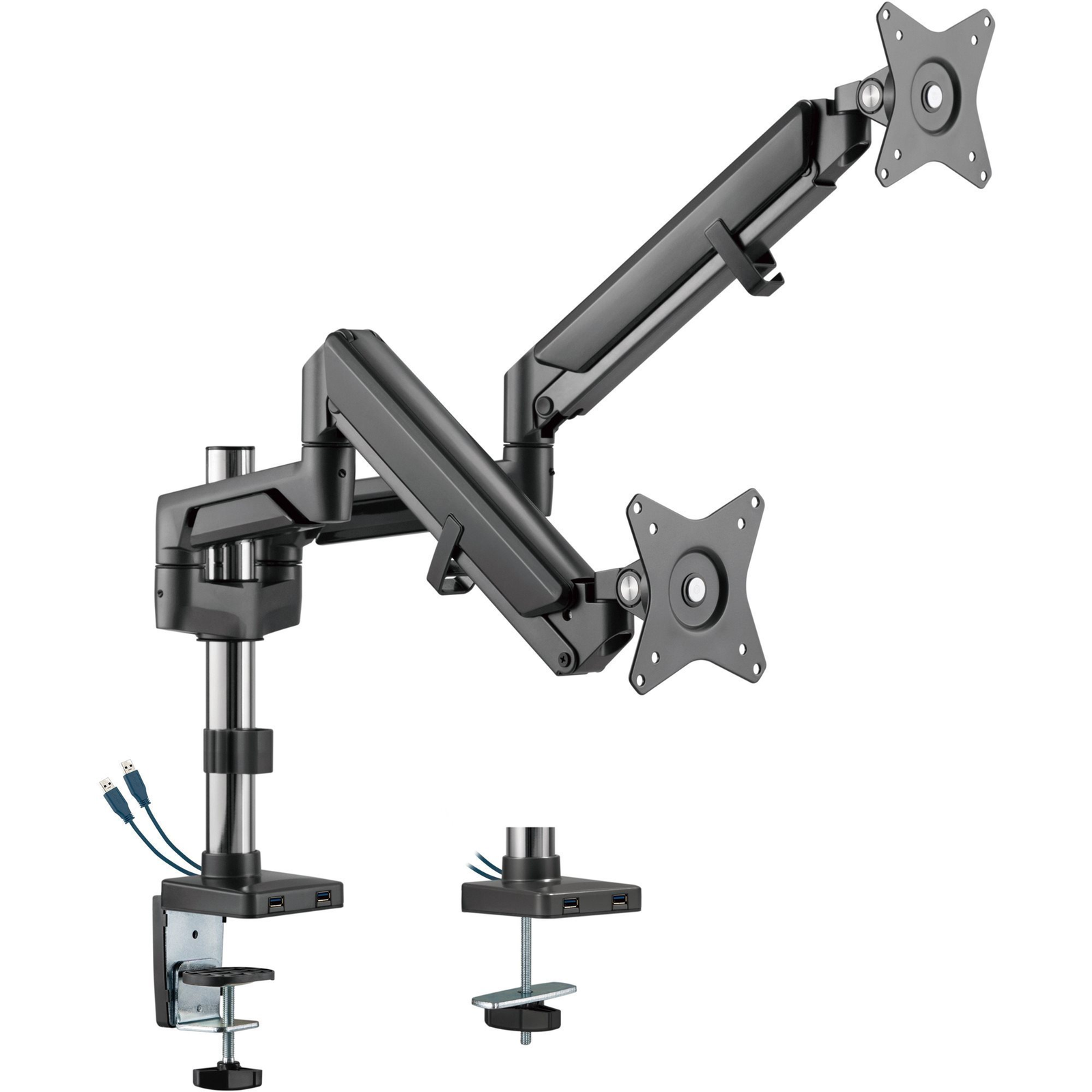 AlzaErgo Arm D125B Premium USB - asztrofekete (APW-EGARDPU125B)