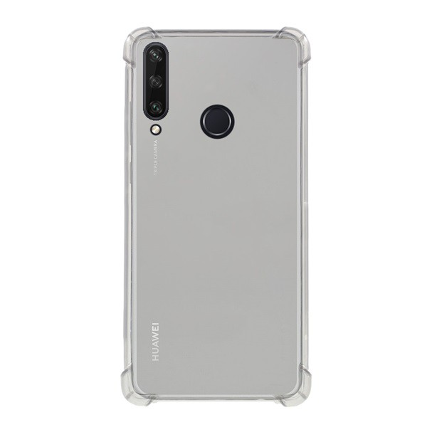 Szilikon telefonvédő (közepesen ütésálló, légpárnás sarok) ÁTLÁTSZÓ [Huawei Y6p] (5996457979974)