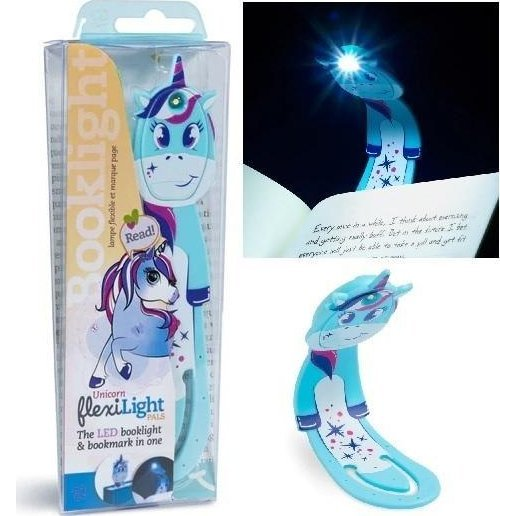 Flexilight Könyvjelző Olvasólámpa - Unikornis, Kék (5060058360575)