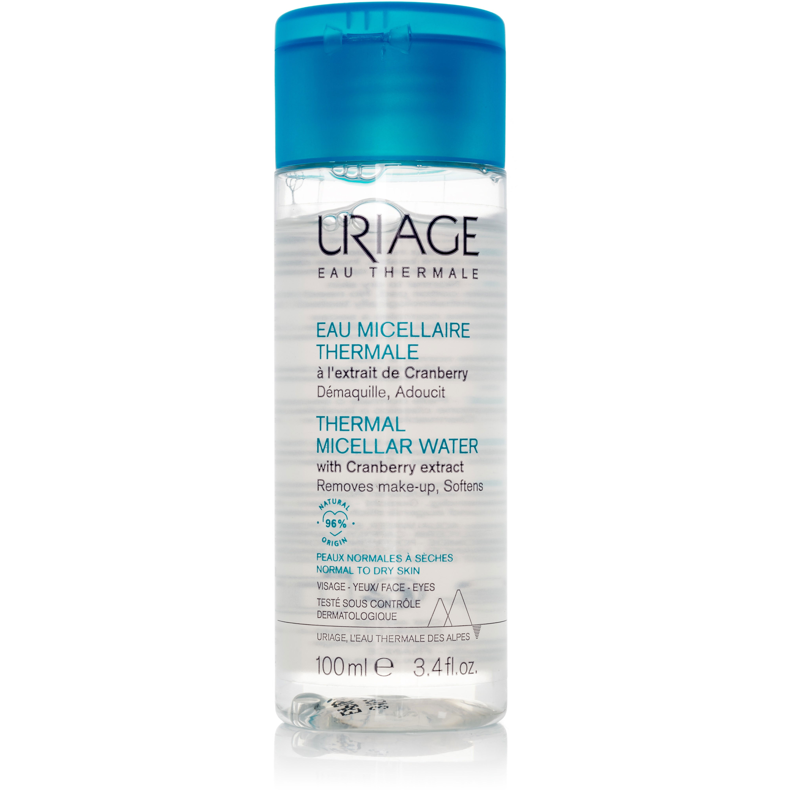 URIAGE Thermal Micellar Water Moisturizes 100ml (3661434009372)