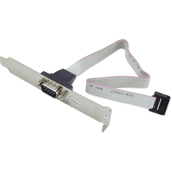 Lindy 33135 сериен кабел Сив 0,26 м DB-9