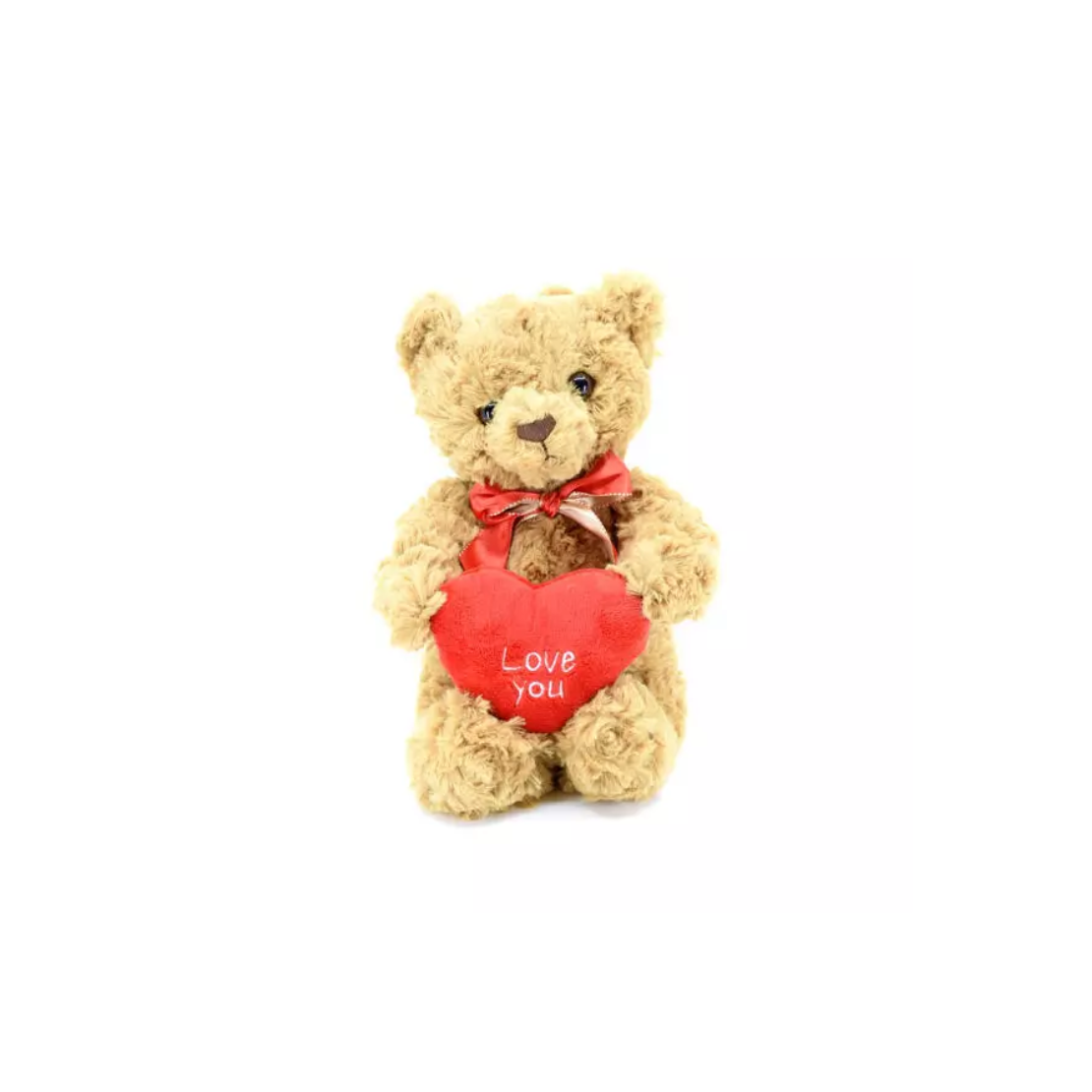 Valentin Napi Bálint maci szívvel plüssfigura 20 cm (BI670916)