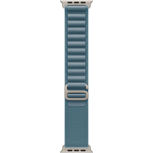 Apple Watch 49 mm Alpesi pánt, S -  világoskék / natúr titán
