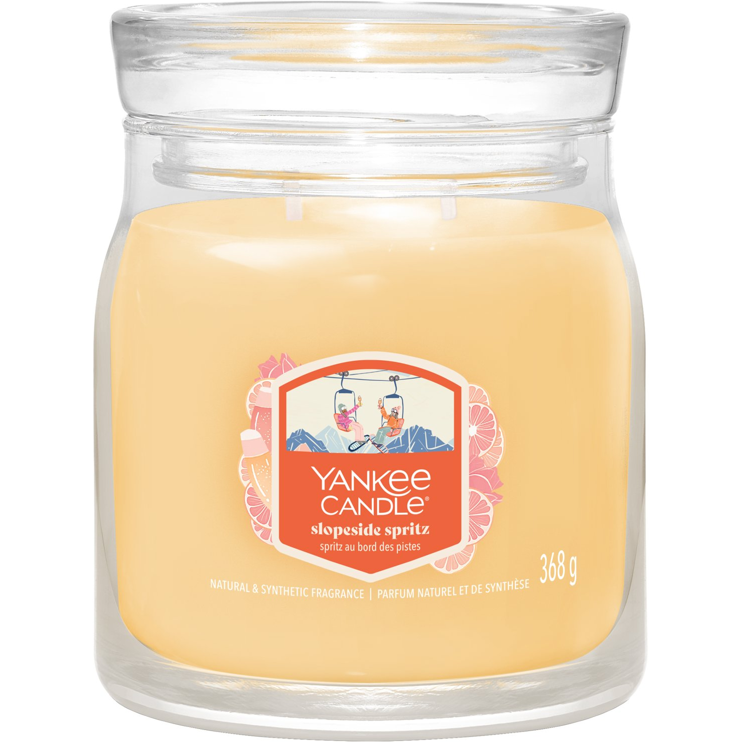 YANKEE CANDLE Signature Slopeside Spritz 368 g (5038581167206)