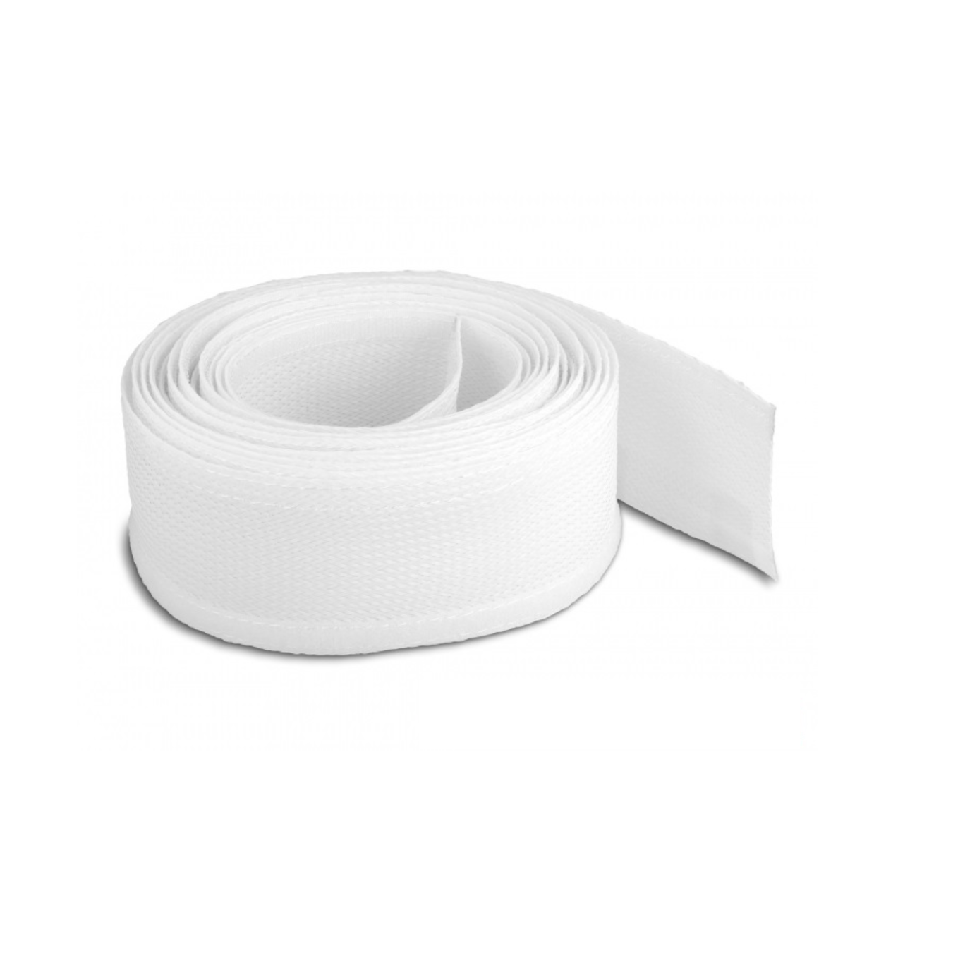 Delock 20817 Tépőzáras fonott kábelharisnya 5m - Fehér (20817)