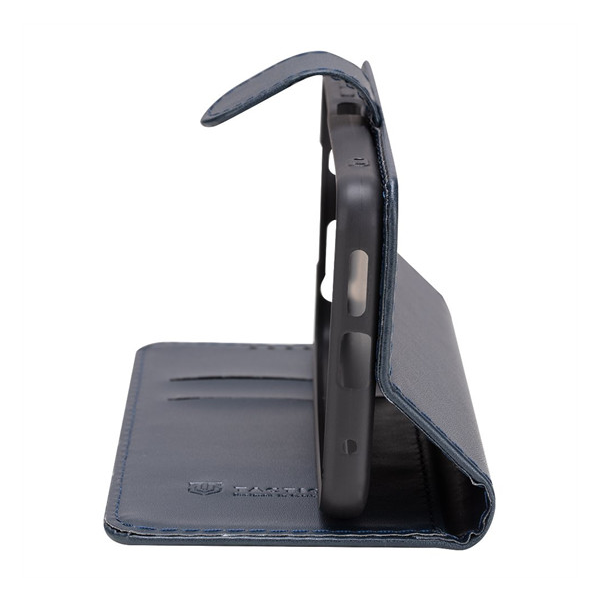 Xiaomi Redmi A3, Oldalra nyíló tok, stand, kártyatartóval, csatos, Tactical Field Notes, sötétkék (8596311249624)