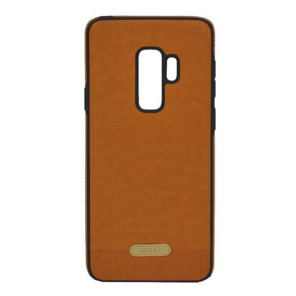 Szilikon telefonvédő (ultravékony, közepesen ütésálló, bőr hatású) BARNA [Samsung Galaxy S9 Plus (SM-G965)] (5996457797356)