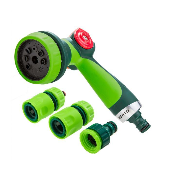 Verto 15G712 Öntözőpisztoly csatlakozókkal hüvelykujj szabályozás 1/2