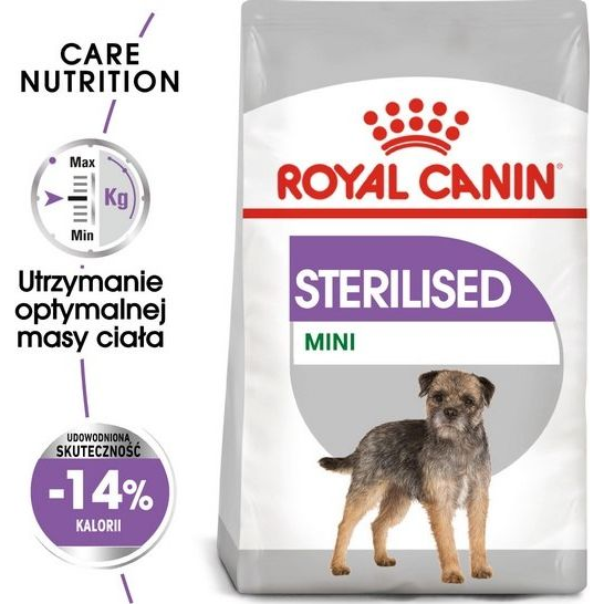 Royal Canin Mini Sterilised - Száraz Táp Ivartalanított, Kistestű Felnőtt Kutyák Részére 3 kg