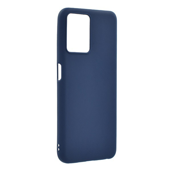Szilikon telefonvédő (matt) SÖTÉTKÉK [Realme 9 5G] (5996591240862)