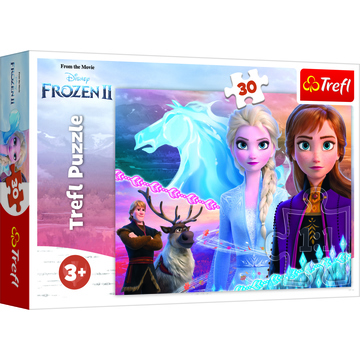 PUZZLE FROZEN 30 El ĽADOVÁ KRAJINA 18253 TREFL (18253)