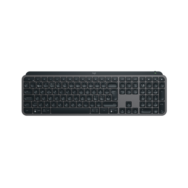 Logitech MX Keys S tastatur Universel RF trådløs + Bluetooth QWERTY Dansk, Finsk, Norsk, Svensk Grafit