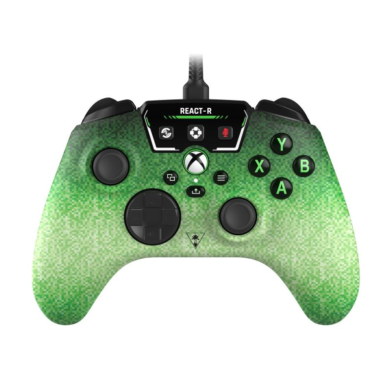 Turtle Beach React-R Fekete, Zöld USB Gamepad Analóg/digitális PC, Xbox One, Xbox Series S, Xbox Series X (TBS-0740-05)