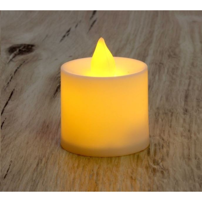 IRIS Gyertya alakú fix fényű LED-es sárga fénydekoráció 4db/csomag (015-01) (015-01)