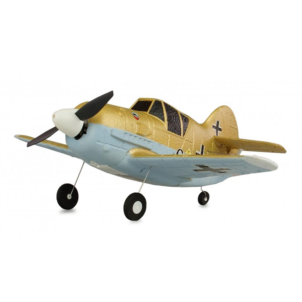 AMEWI BF-109 RC repülőgép, 3 csatorna, 6G giroszkóp, RTF szett (24125)