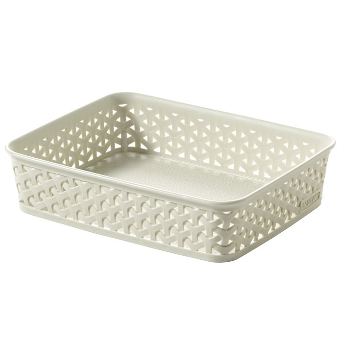 Curver My Style A4 Rattan hatású tárolókosár - Bézs (203397)