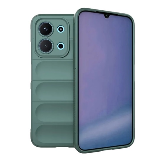 Gigapack szilikon tok 3D minta Xiaomi Redmi 15C 4G sötétzöld