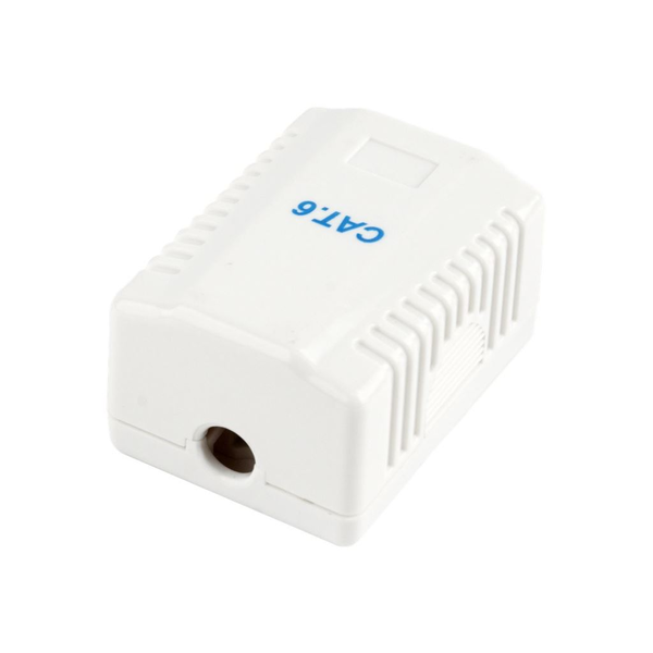 Gembird NCAC-1F6-01 1 portos falonkívüli CAT6 FTP aljzat