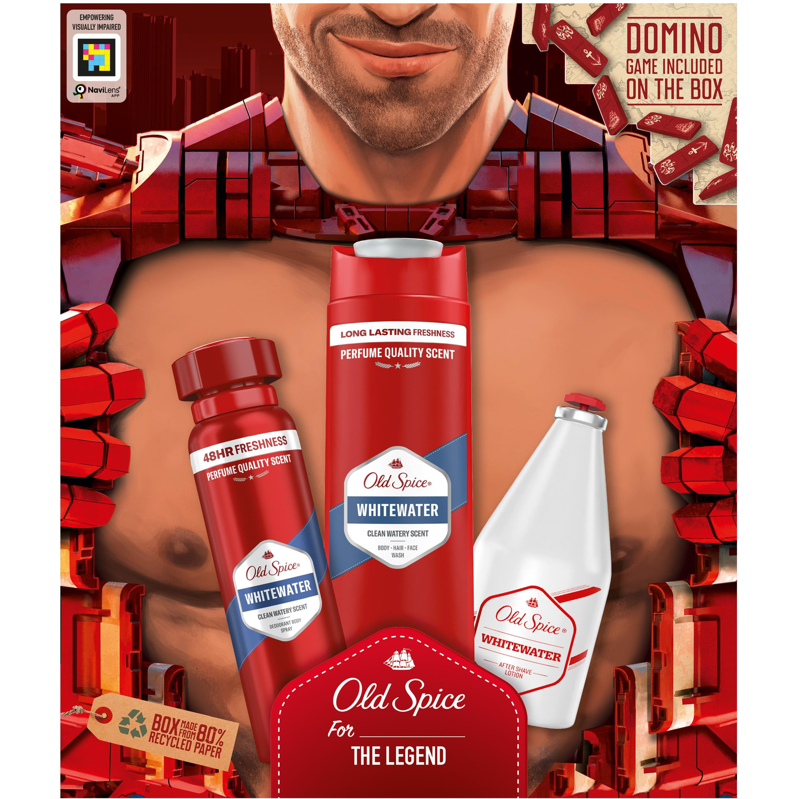 OLD SPICE Whitewater Domino Set 500ml (8700216131568)