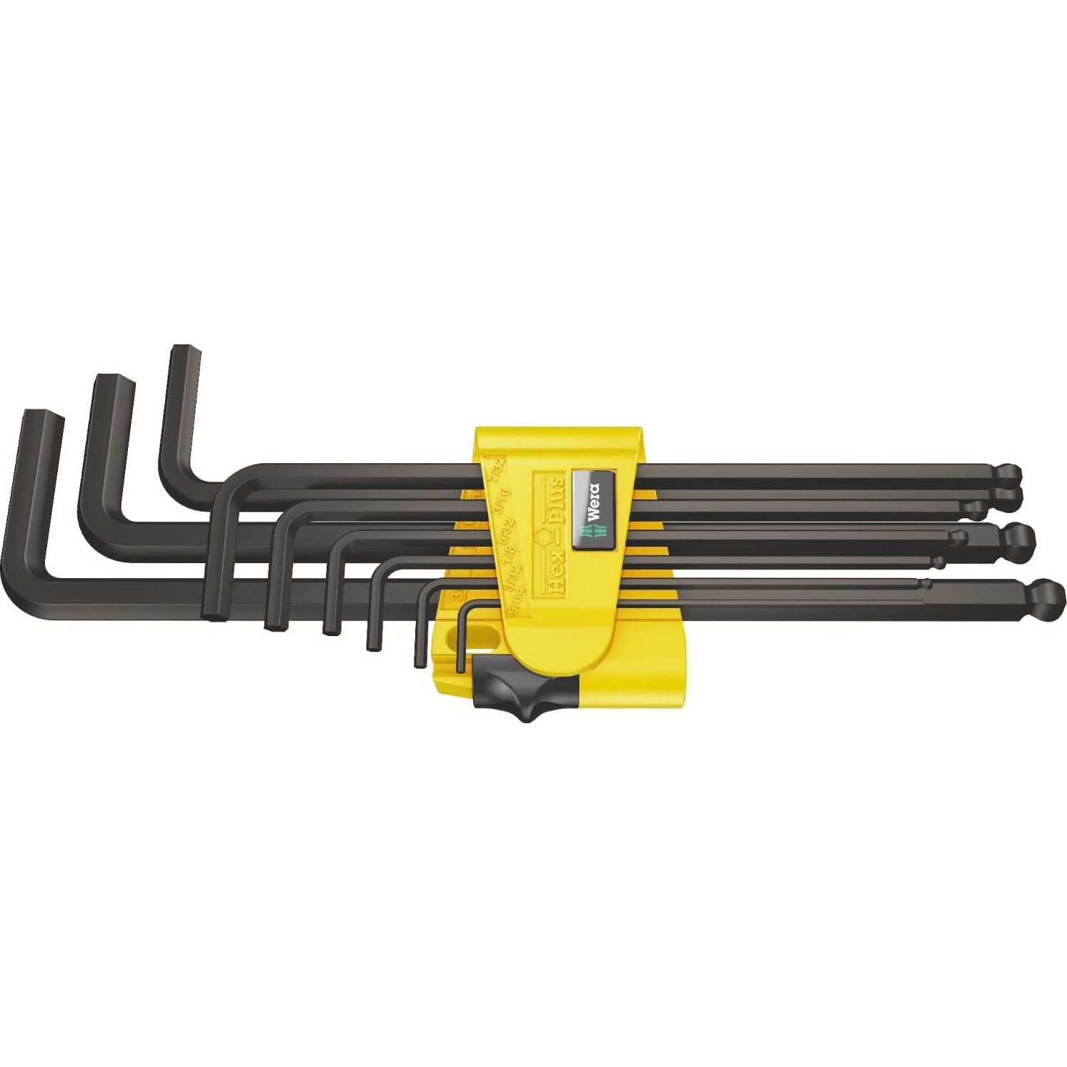 Wera 950/9 Hajlított csavarhúzó készlet 5/64 coll, 3/32 coll, 1/8 coll, 5/32 coll, 3/16 coll, 7/32 coll, 1/4 coll, 5/16 coll, 3/8 coll 9 részes (05133180001)