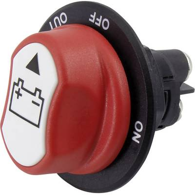 SCI Gépjármű akkukapcsoló A23-6B 50 V/DC 50 A 1 x KI/BE Reteszelő 1 db (A23-6B)