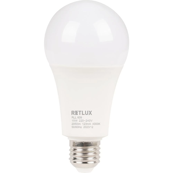 Retlux LED izzó 15W 2050lm 3000K E27 - Meleg fehér