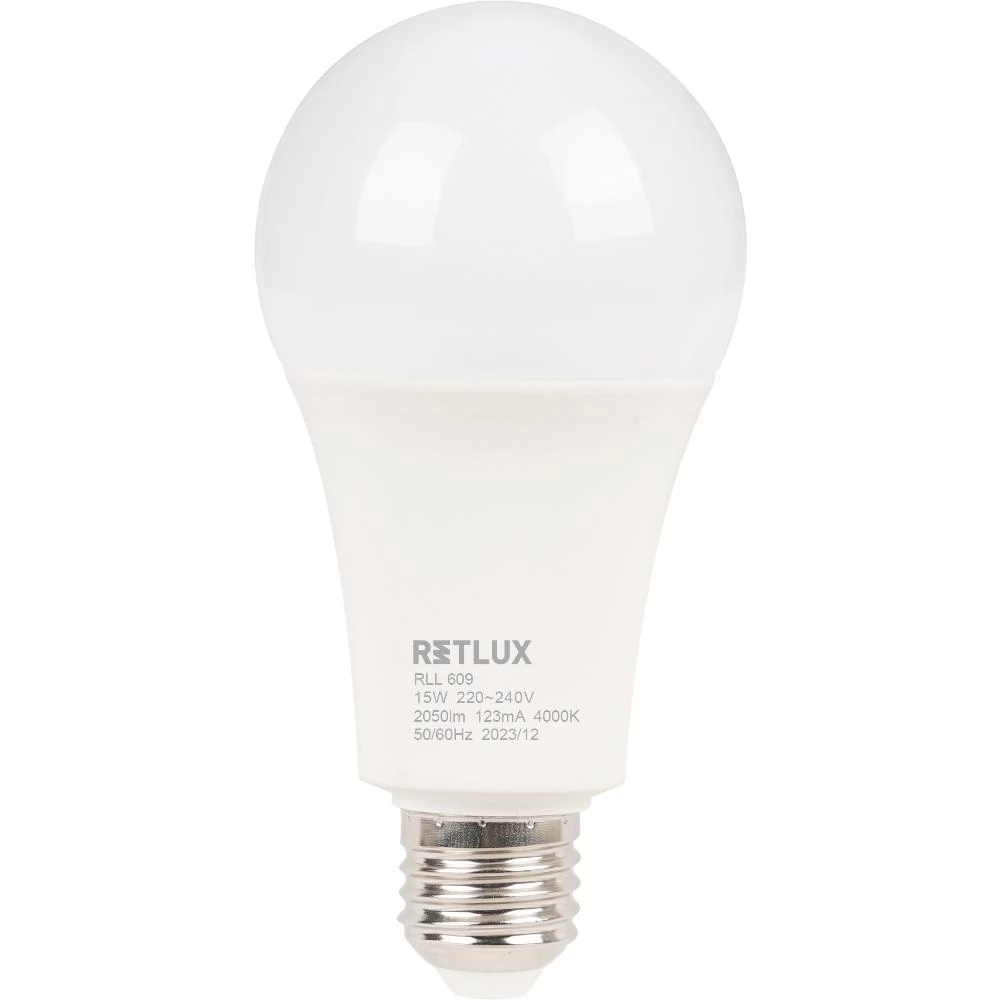 Retlux LED izzó 15W 2050lm 3000K E27 - Meleg fehér (RLL 609 A70 E27 15W)