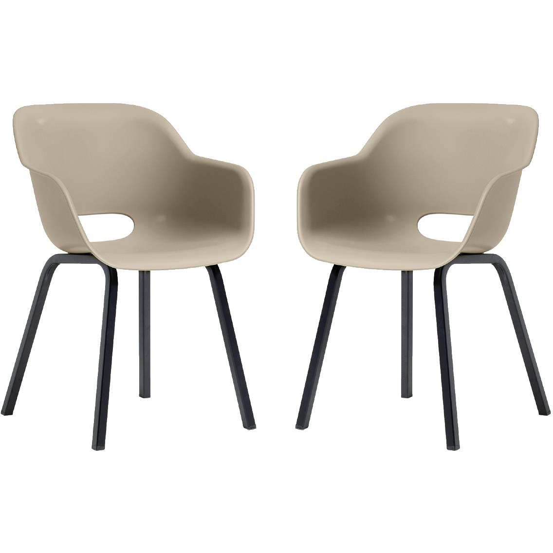 KETER Noa Duo kerti fotel, silver sage (260027)