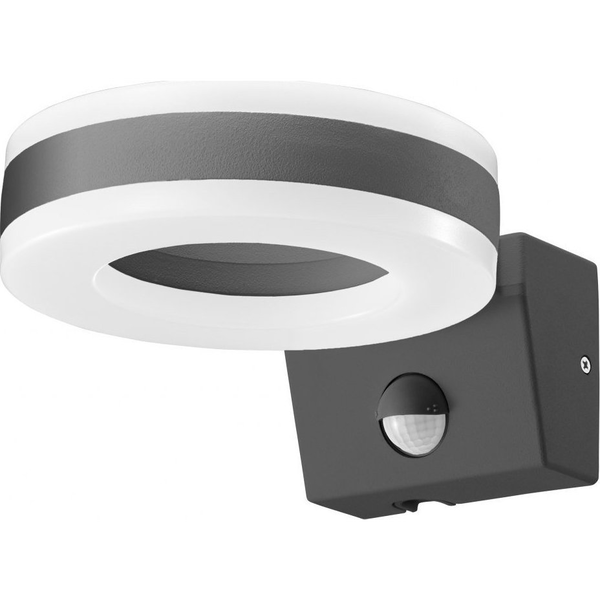 Kinkiet Orno HOWLIT LED 20W, oprawa ogrodowa z czujnikiem ruchu, 1800lm, IP65, 4000K, szara