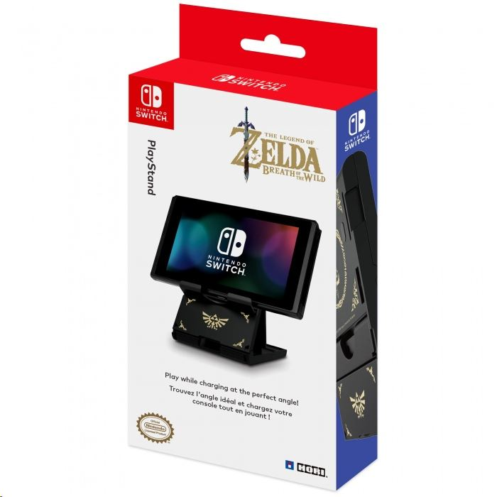 Hori Nintendo Switch Zelda asztali tartó fekete (NSP012) (NSP012)