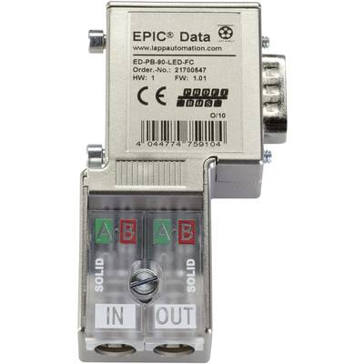 D-SUB profibusz csatlakozó, Lapp Epic Data ED-PB-90-LED-FC (21700547)