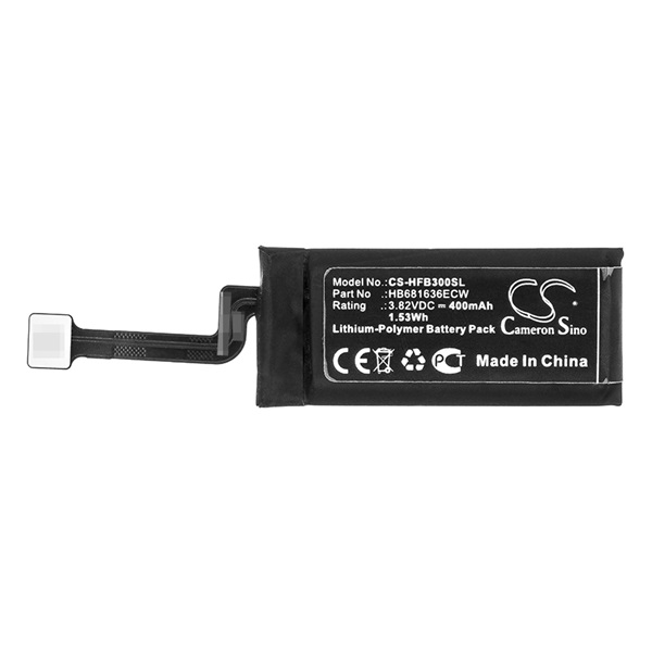 Cameron Sino Li-Polymer akku (3.82V/400mAh, Huawei HB681636ECW kompatibilis) FEKETE (CS-HFB300SL)