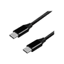 Kábel Logilink USB typ C - USB typ C 0,3 m čierny