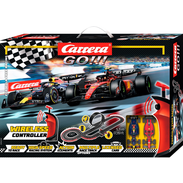 Carrera GO!!! Wireless Formula Free F1 Racing Sainz - Verstappen Versenypálya 5,3m
