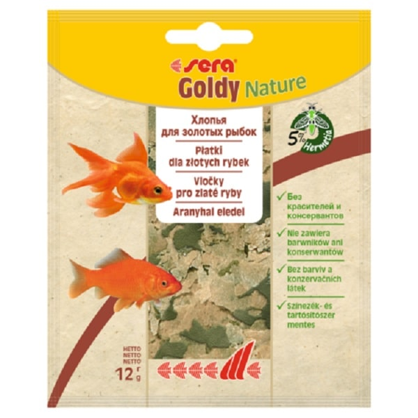 SERA 102143 Goldy Nature Akvárium haltáp haleledel 50ml (12g) (102143)