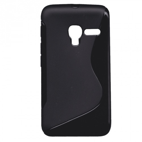 Alcatel One Touch Pixi 3 (4) (4013X), TPU szilikon tok, S-Line, fekete (G55485)