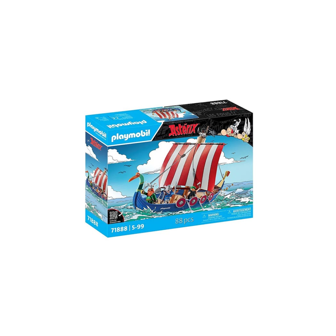 Playmobil 70888 Asterix - Kalózhajó 88 darabos építő készlet (71888)