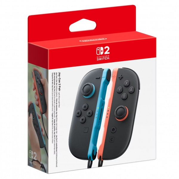 Nintendo Joy-Con 2 Μαύρος (Μαύρο), Μπλε, Κόκκινο Bluetooth Joystick Αναλογικά / Ψηφιακά Nintendo Switch 2