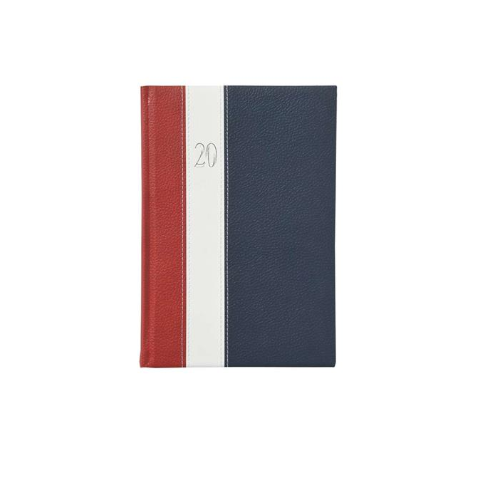 Toptimer Fashion B5 2020 Heti tervező - Bordó/Fehér/Kék (20T011F-2F4)