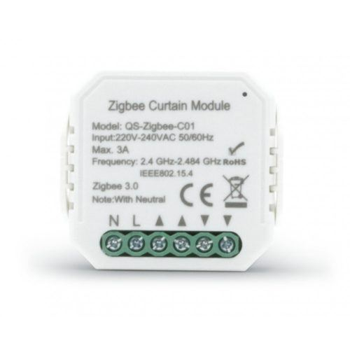 SMARTZILLA Tuya Zigbee redőny/függöny kapcsoló okosító (2046406) (smart2046406)