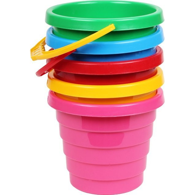 Homokozó Vödör - 14 cm, Többféle (TEH0472)