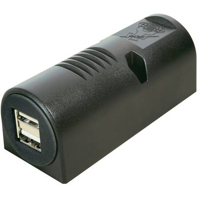 Felszerelhető USB töltő, két USB A aljzattal 12-24V/5V max. 5A ProCar 67323501 (67323501)