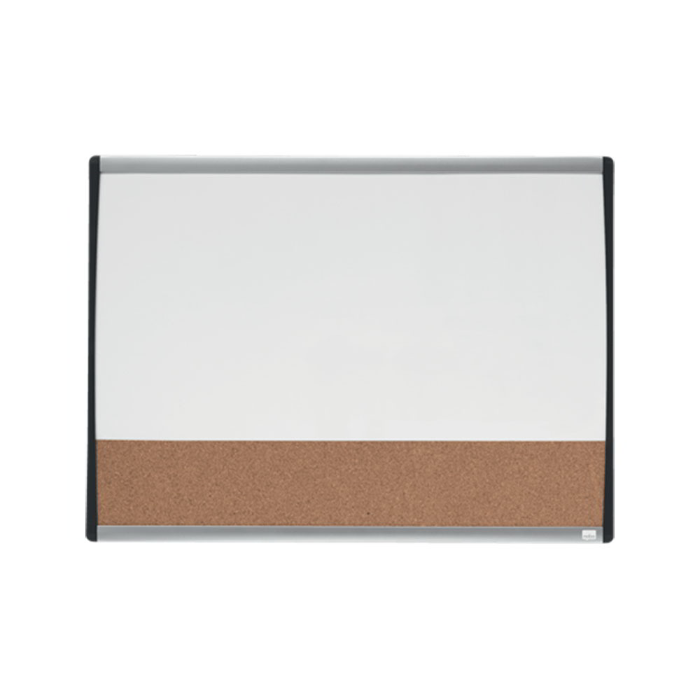 NOBO 1903810 Mágneses fehértábla parafatáblával 58,5x43cm - Barna/Fehér (1903810)