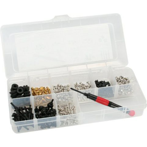 InLine 77786 kit di fissaggio Multicolore Metallo, Plastica