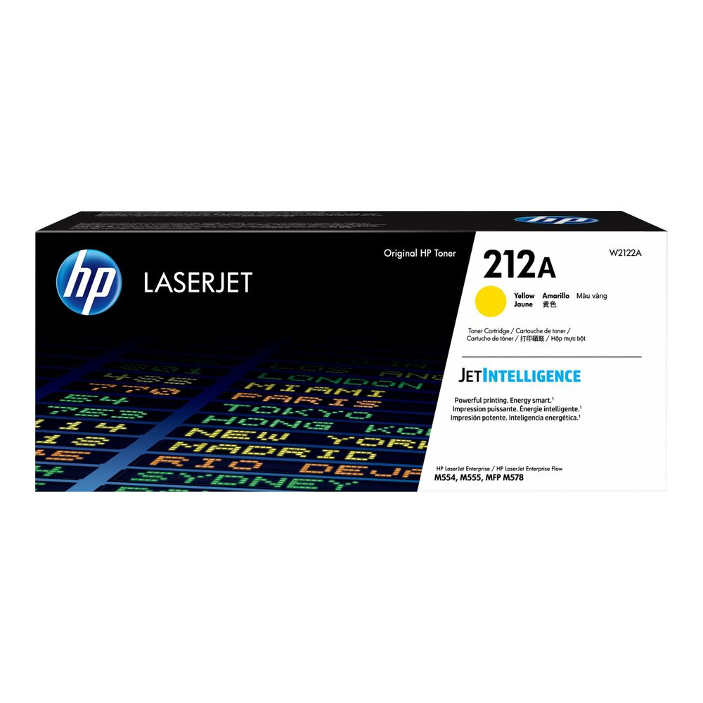 HP 212A - yellow - original - LaserJet - toner cartridge (W2122A) (W2122A)