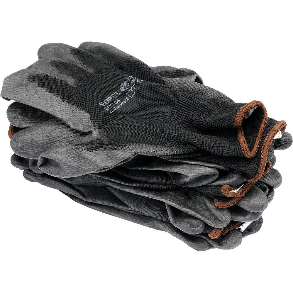 VOREL PU/PE munkakesztyű 9-es méret - 12 párból álló készlet (5906083740770)