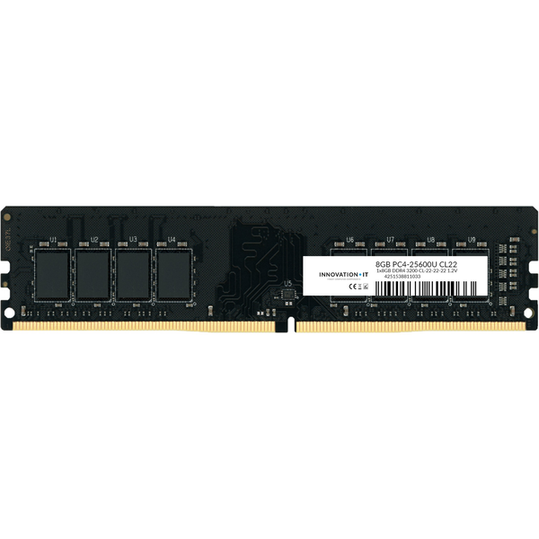 Памет RAM, Innovation IT, DDR4 3200, 8GB CL22-22-22 1.2V, LD 8 чип, Inno8G3200SS