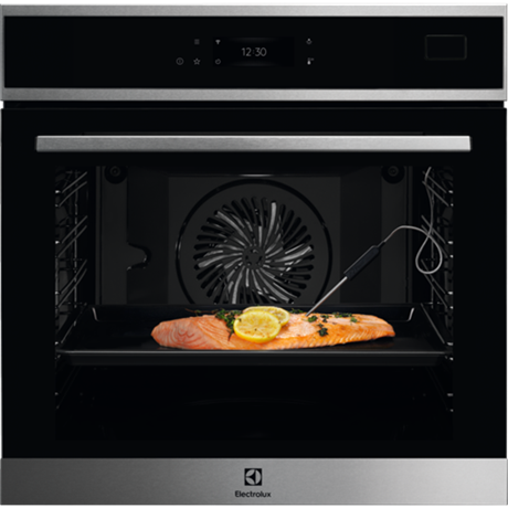 Електрическа фурна за вграждане Electrolux EOB8S39WX, 70 л, Мултифункционална, SteamBoost, Wi-Fi, Самопочистване с пара, Grill, Touch Control, Клас A++, Inox