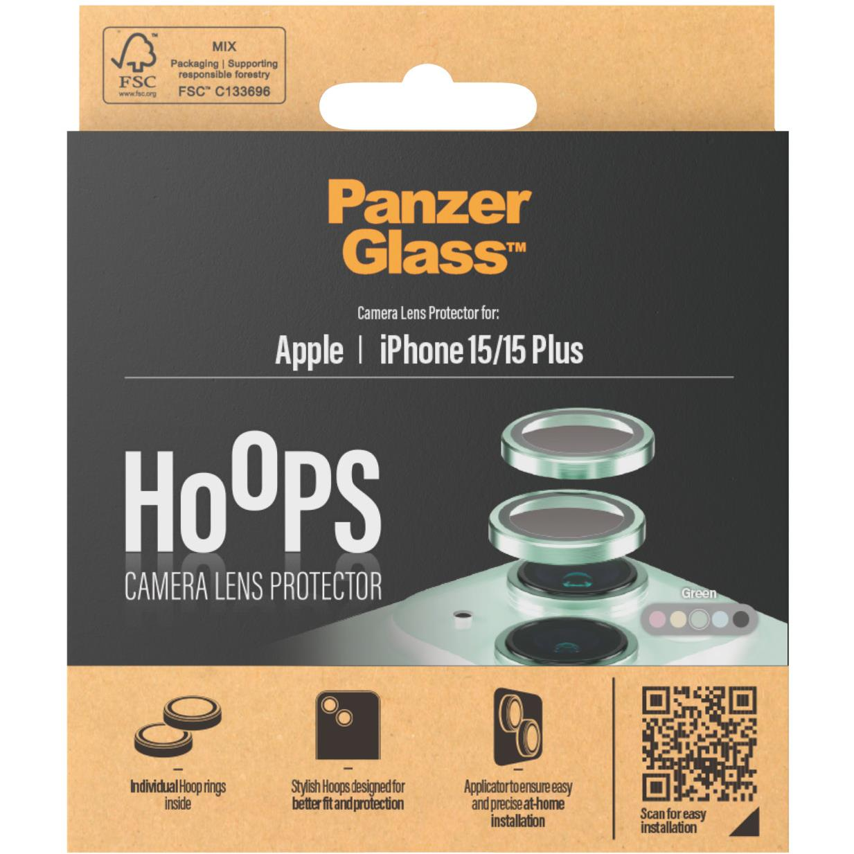 PanzerGlass 1191 chránič obrazovky a chrbta mobilného telefónu Číra ochranná fólia na displej Apple 1 kusov (1191)