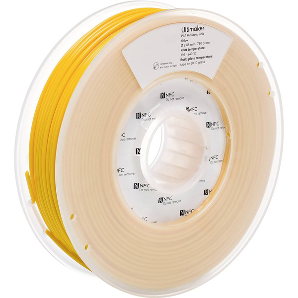 Ultimaker 9 3D nyomtatószál PLA műanyag 2.85 mm 750 g Sárga 1 db (PLA - M0751 Yellow 750 - 21139)